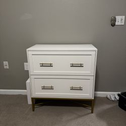 White Dresser/File Cabinet $100