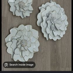 Zgallery floral wall decor set of 3 
