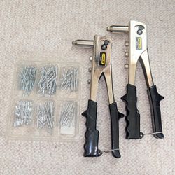 2x Stanley MR55 Riveter With Some Pins