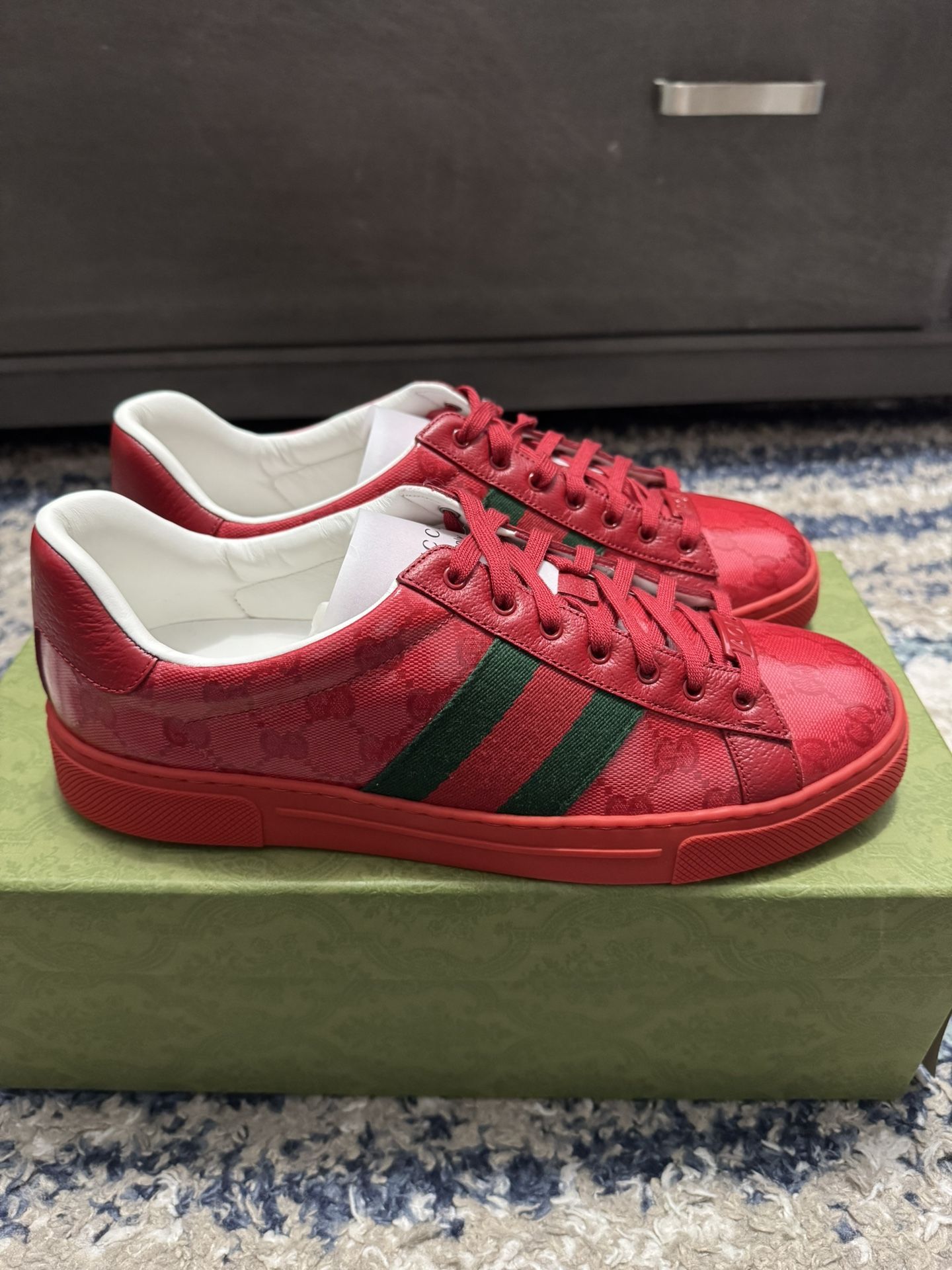 Gucci Ace GG Crystal Canvas Sneakers