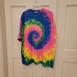 Tie Dye Mens T Shirt 3XL 