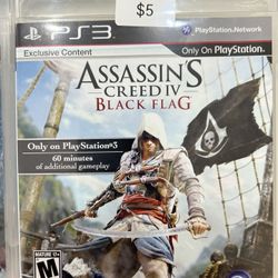 Ps3 Games Assassins Creed Black Flag 