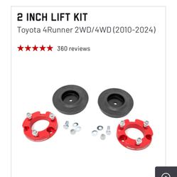 Rough country 2 inch lift Toyota 4Runner