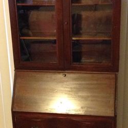 Antique Secretary Desk and Hutch