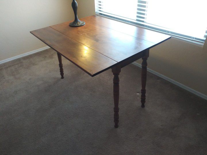 Antique Solid Wood Folding Table