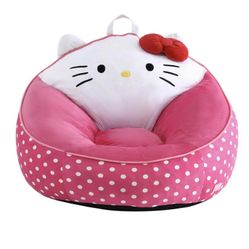 Hello Kitty Pink Kids' Compressed Foam Bean Bag Chair