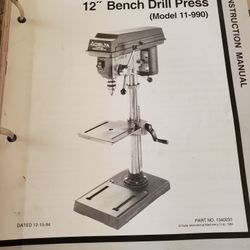 Delta 12" Bench Drill Press