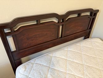 Queen solid wood headboard