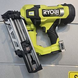 LIKE NEW RYOBI 18V 21° FRAMING NAILER 160$ TOOL ONLY 