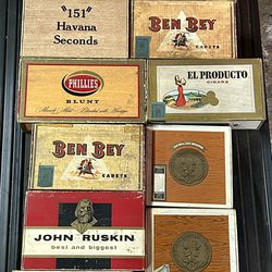 Cigar Boxes Lot (14 Boxes)