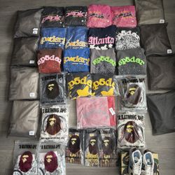 Bape Essentials Spider Hoodies