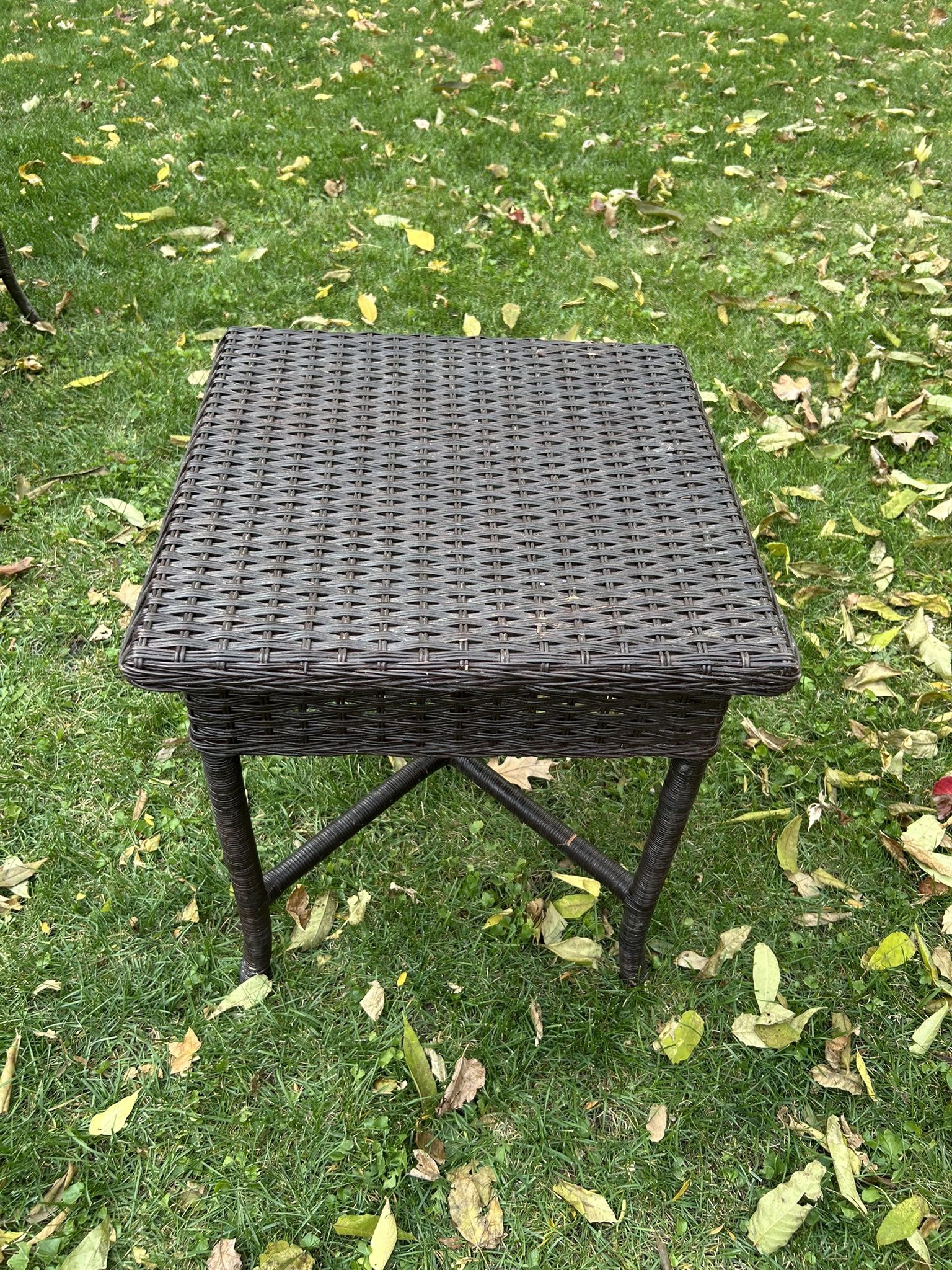 Wicker Outdoor Patio Table
