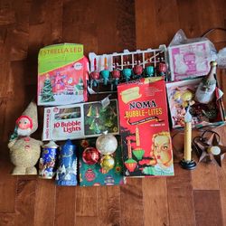 Bubble Lights Shiny Brite Vintage Christmas