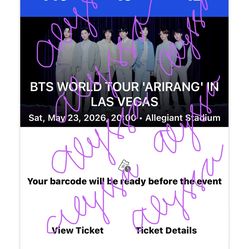 BTS Ticket