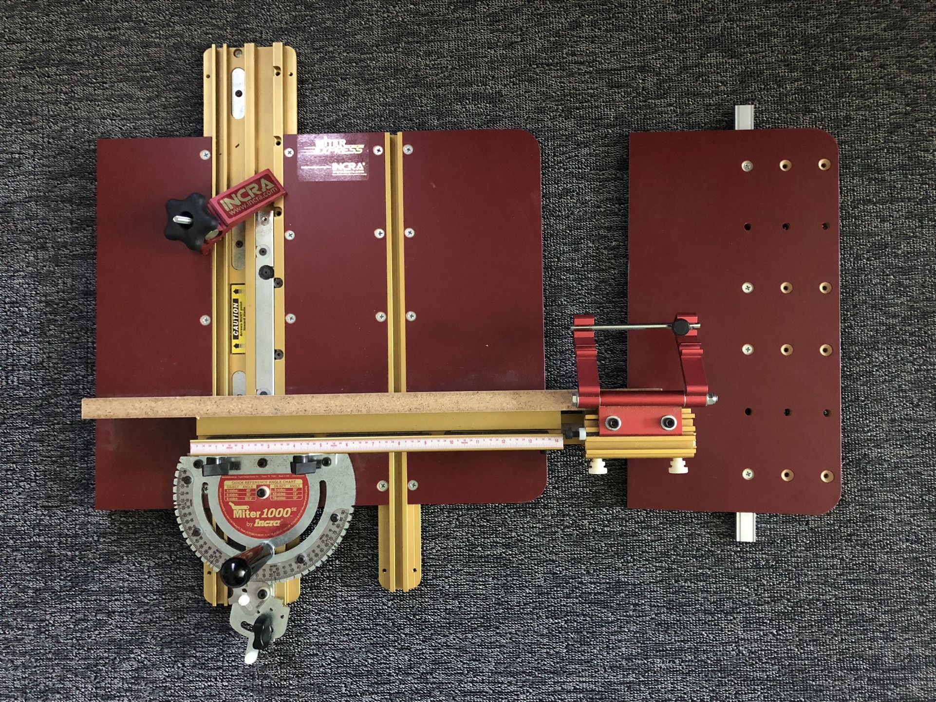 INCRA Table Saw Miter Gauge With Sled and Fence