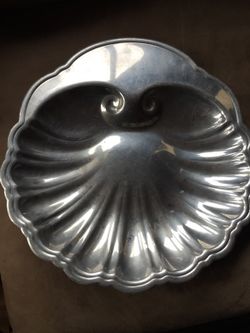 A silver plated Gorham dish