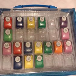 Alphabet Paper Punch Set Upper Case Letters