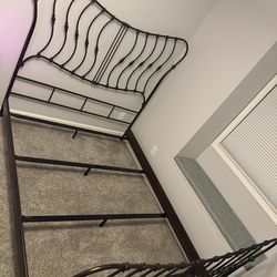 Queen Metal Bed Frame W/ Headboard and Footboard