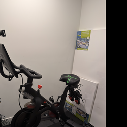 Peloton Generation 2 Bike (Model RB1V0-2) + 2 Clip On Shoes