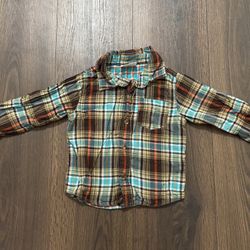 Toddler Boys Crazy 8 Plaid Shirt 18-24M