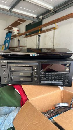Pioneer 18-Disc CD Changer + Sony Blu-ray Player – Both Work