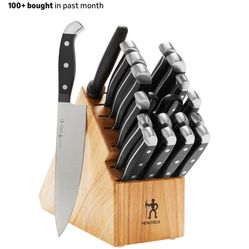 New Henckels 20pc Knife Set W/ Block