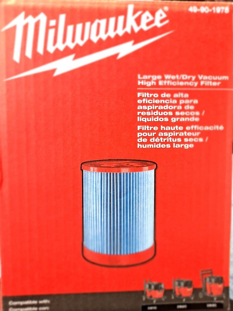 Milwaukee Large Wet/Dry Filter 49-90-1978