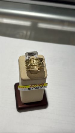 14K Solid Yellow Gold Ring