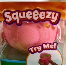 Squeeezy peach squishy brand new