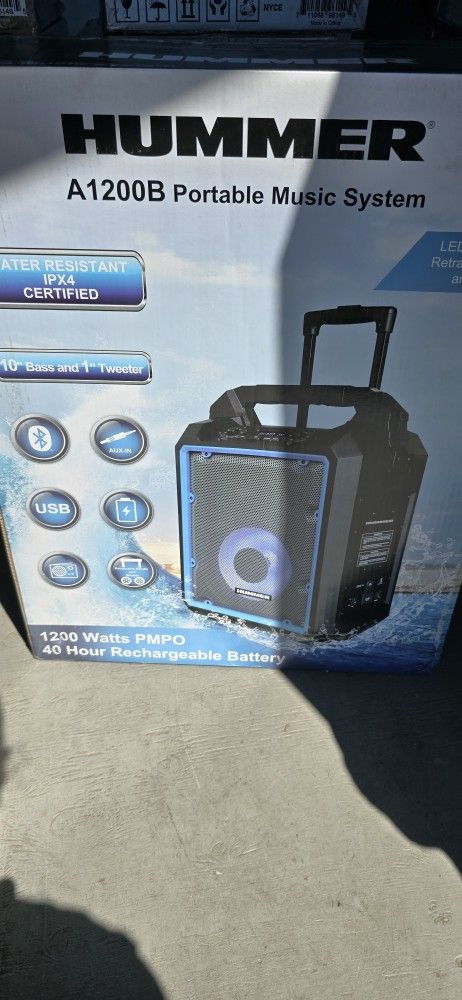 Hummer A1200B Portable Music SYSTEM