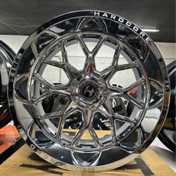 all chrome wheels and tires