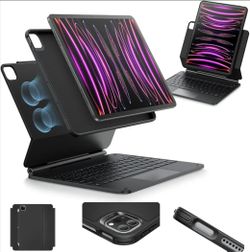iPad Pro 12.9″ (6th/5th/4th/3rd Gen) Rebound Magnetic Keyboard Case 360 - US Layout-Black
