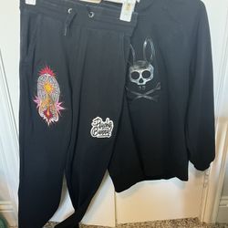 Psycho Bunny Kids Sweatshirt And Sweatpants 