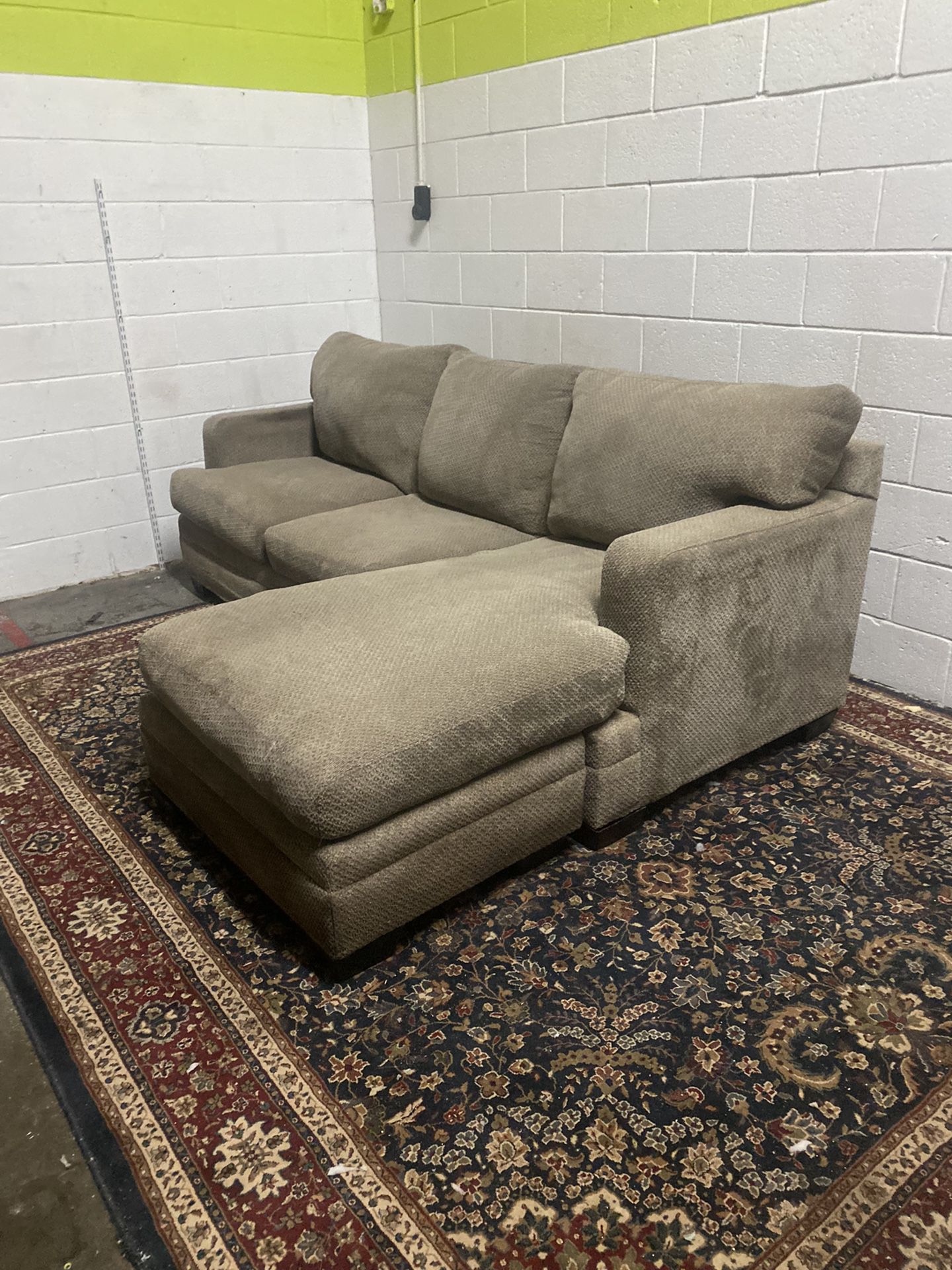 Grey Reversible Sectional 5 1/2X8 