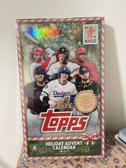 2025 Topps Baseball Cards Advent Calendar Box Sealed 