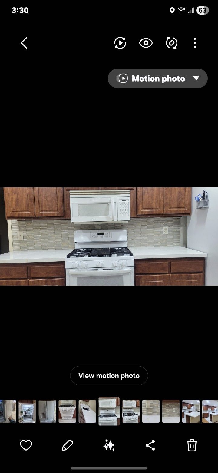 free over-the-range microwave