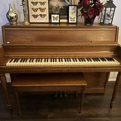 Wurlitzer Console Piano For Sale
