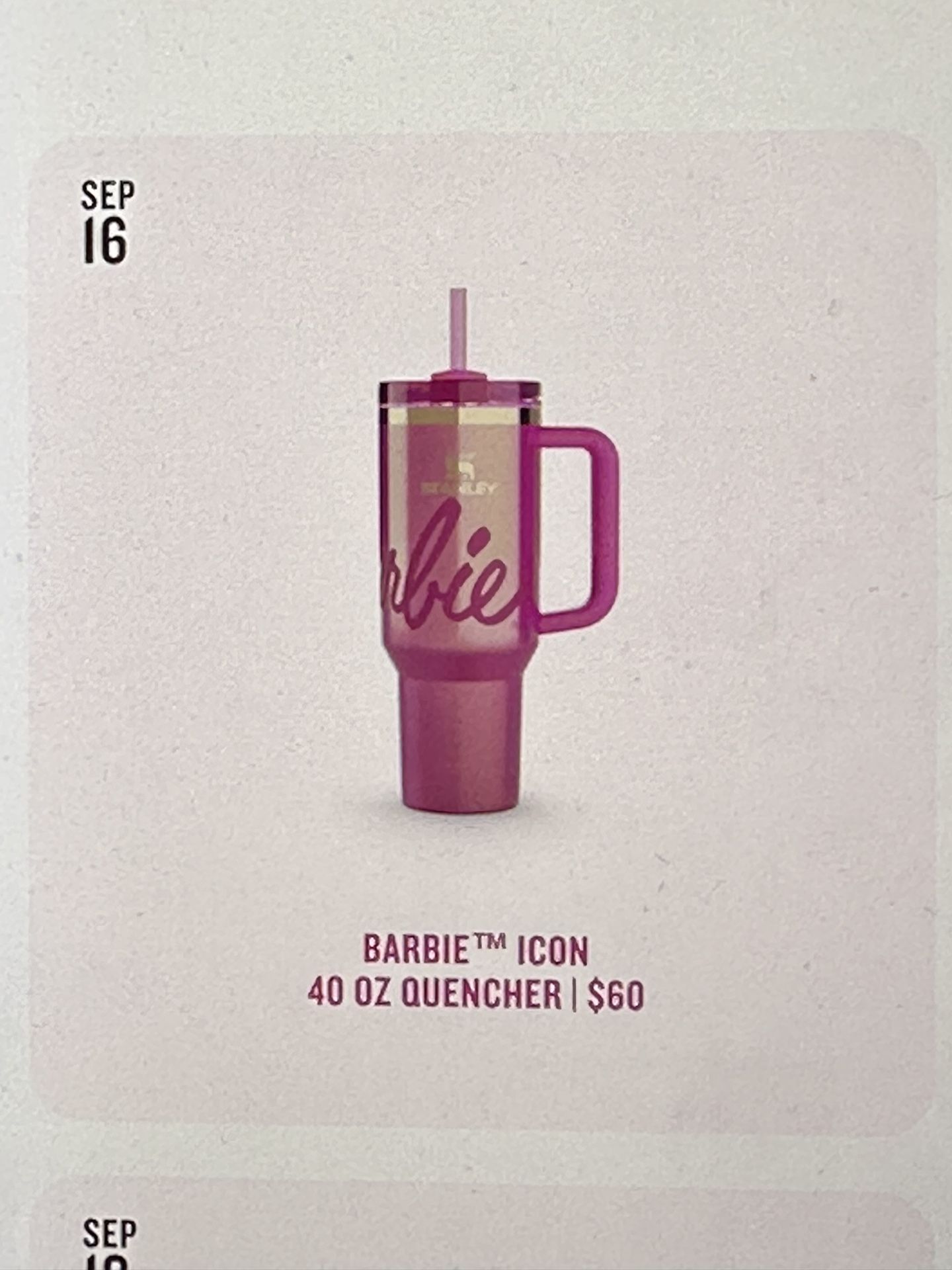 Barbie X Stanley Collection. Individual Sale