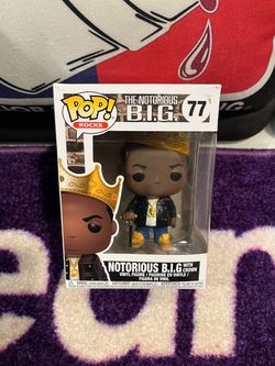 Funko Pop! Rocks The Notorious B.I.G. With Crown Vinyl Figure #77