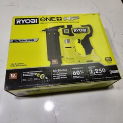 RYOBI
ONE+ HP 18V 18-Gauge Brushless Cordless AirStrike Brad Nailer (Tool Only