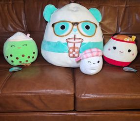 Squismallows Bundle Lot of 4 (3 With Tags)