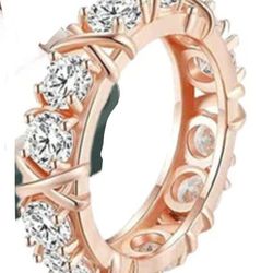 Diamond Rose Ring Moissanite. Magnetology