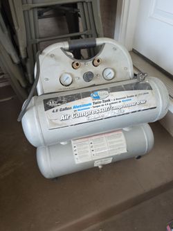 All-Power 4.6 Gallon Aluminum Twin-Tank Air Compressor (Lightweight )