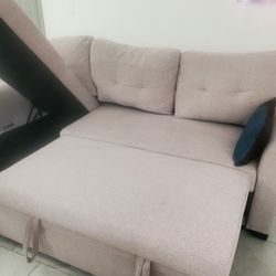 Couch With Storage And Extension 