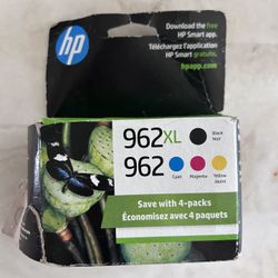 HP Original 962 Cyan, Magenta, Yellow / 962XL Black Ink Cartridges (4-Pack) |