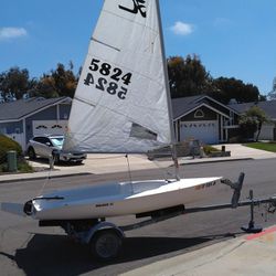 Hobie Holder 12 ft. Sailboat with EZ-Load Trailer 