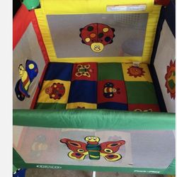VTG 1990s Graco Pack N Play Bed/Playpen with carrying bag