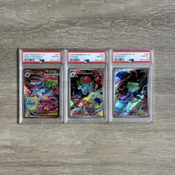 Mega Venusaur Ivysaur Bulbasaur MEGA EVOLUTIONS PSA 10 Sequential Set