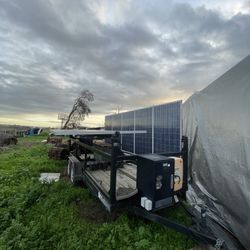 Off Grid Solar Panel Trailer 