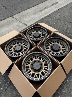 Raceline Ryno 8x6.5 17” Off-Road Racing Wheels Bronze Rims Brand New
